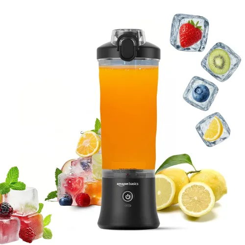 Image of Amazon Basics Portable Hand Blender for Smoothies and Juices 