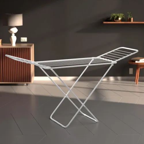 Image of amazon basics Premium Cloth Drying Stand - 3 Way Folding 42 Feet Drying Length
