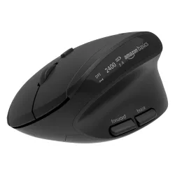amazon basics Pro Series 800 mAh 2.4 GHz Ergonomic Wireless Mouse for PC, Mac, Laptop