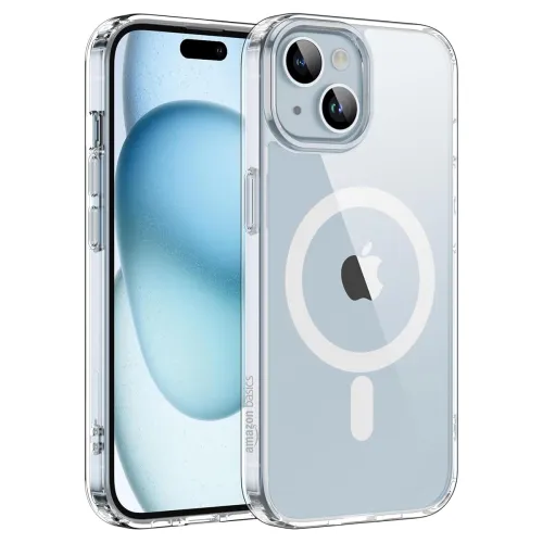 Image of Amazon Basics Pro Hybrid MagSafe Case for iPhone 15