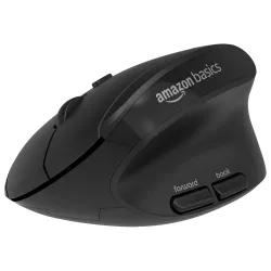 Amazon Basics Pro Series 2.4G Wireless Ergonomic Mouse, 2400 DPI