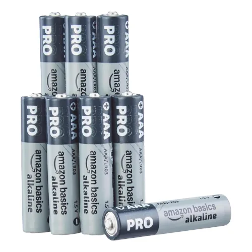 Image of Amazon Basics Pro Series AAA Alkaline Battery Pack of 8 