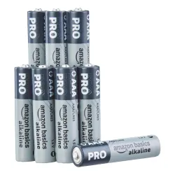 Amazon Basics Pro Series AAA Alkaline Battery Pack of 8 