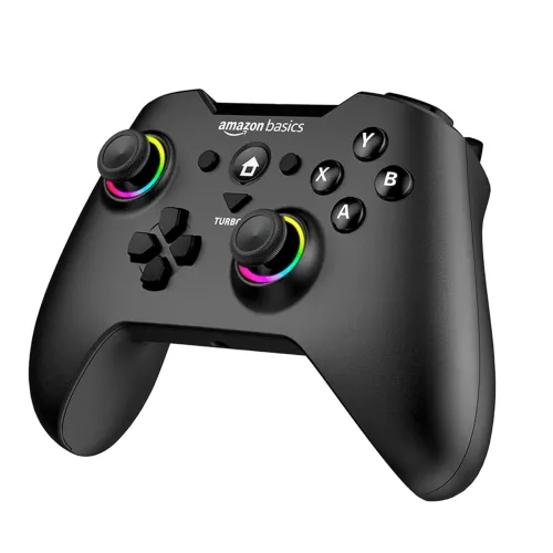 Image of Amazon Basics Pro Series Gamepad with Bluetooth and RGB 2.4GHz & Wired Modes |
