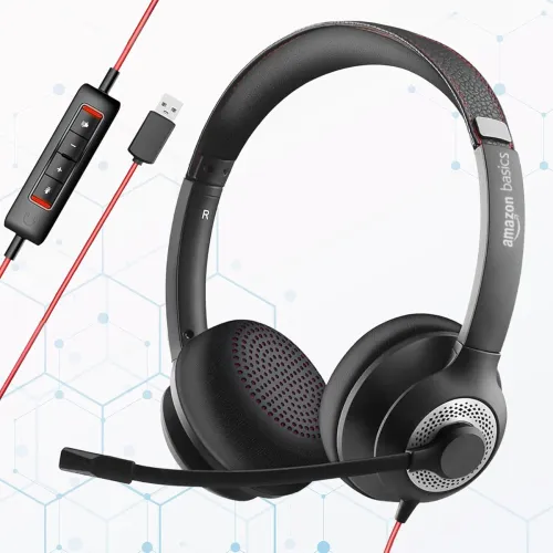 Image of amazon basics Pro Series Wired USB Headset 