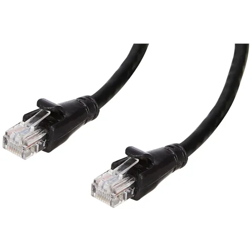 Image of Amazon Basics RJ45 Cat-6 Ethernet Cable – 5 ft (Black)