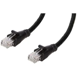 amazon basics RJ45 Cat-6 Ethernet Patch Internet Cable For Personal Computer - 50 Feet (Black)