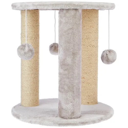 Image of Amazon Basics Round Cat Tree with Jute Scratching Post – Beige