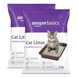 Amazon Basics Scoopable Smart White Bentonite Scented Cat Litter 10 Kg