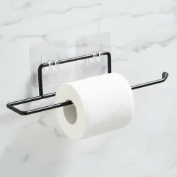 Amazon Basics Self-Adhesive Toilet Paper Holder