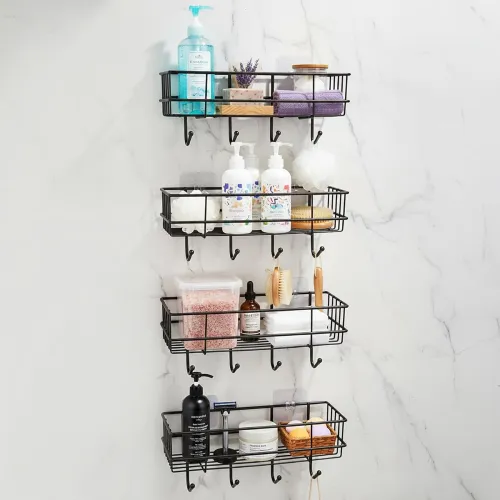 Image of Amazon Basics Self-Adhesive Wall Shelf 
