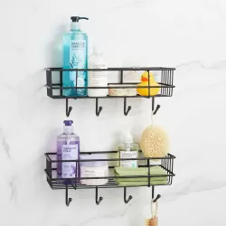 Amazon Basics Self-Adhesive Wall Shelf Po2