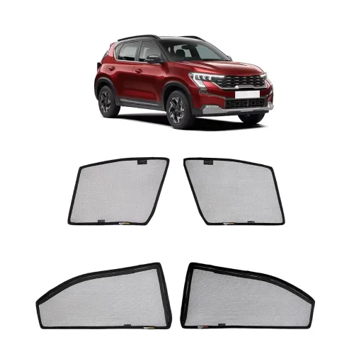 Image of Amazon Basics Kia Sonet Magnetic Sun Shades Black