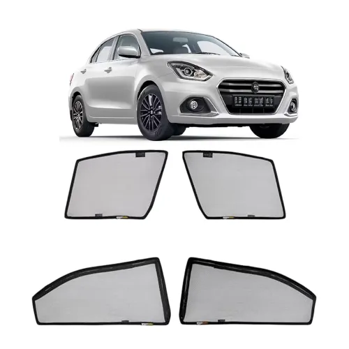 Image of Amazon Basics Side Window Sun Shade for Maruti Suzuki Dzire (2024 Onwards)