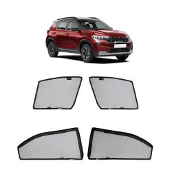 Amazon Basics Kia Sonet Magnetic Sun Shades Black