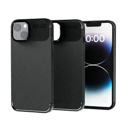 amazon basics Sleek Carbon Fibre Finish Back Cover Case for iPhone 13