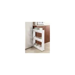 Amazon Basics Slim Rolling Storage Rack 3-Tiered Organizer