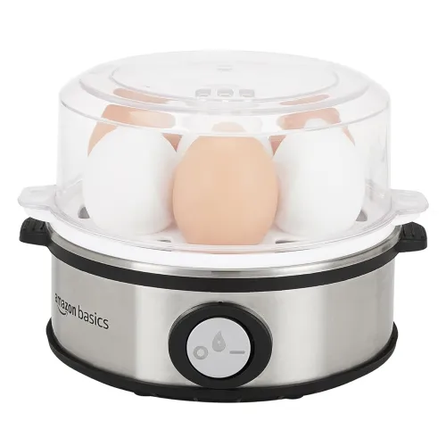 Image of amazon basics Stainless Steel Egg Boiler