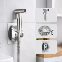 Amazon Basics Stainless Steel Health Faucet