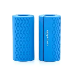 Amazon Basics Thick Dumbbell & Barbell Grips | Non-Slip Rubber Grips