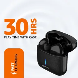 amazon basics True Wireless in-Ear Earbuds with Mic, 10MM Dual Drivers