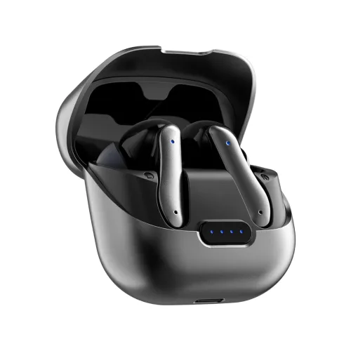 Image of amazon basics TWS in-Ear Earbuds (AB-T01B) with Fast Charging up to 80 Hours of Playtime | Dual 10mm Driver | IPX4 Water