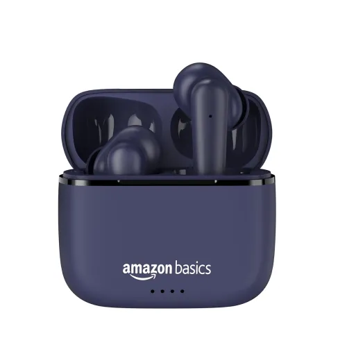 Image of Amazon Basics TWS Earbuds (80H Playtime, BT 5.0) 