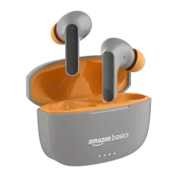 amazon basics TWS in-Ear Earbuds (AB-A8) with Fast Charging up to 50 Hours of Playtime |
