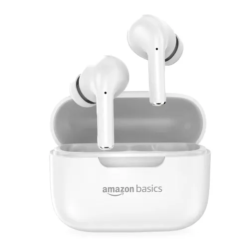 Image of Amazon Basics TWS S19 Earbuds (White)