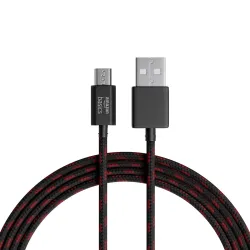 amazon basics Type A to Micro USB Braided Cable | 3A /18W Fast Charging and 480 Mbps Data Transfer Speed | 1.2m, Tangle 