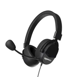 amazon basics USB Gaming Wired On-Ear Headphones