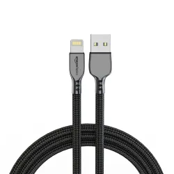 amazon basics USB-A to Lightning 27W Fast Charging Cable | Nylon Braided Charging Cord | Fast Data Sync & Transmission C