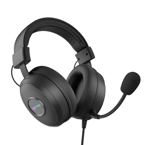 Image of amazon basics Wired Over Ear Gaming Headphones mic 