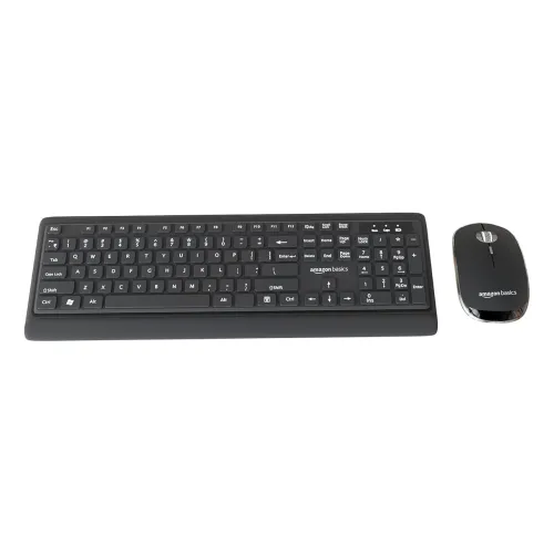 Image of Amazon Basics Wireless Keyboard and Mouse