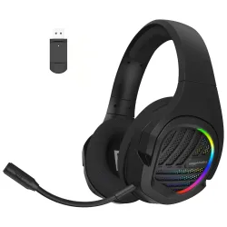 Amazon Basics Wireless RGB Gaming Headphones (Black)