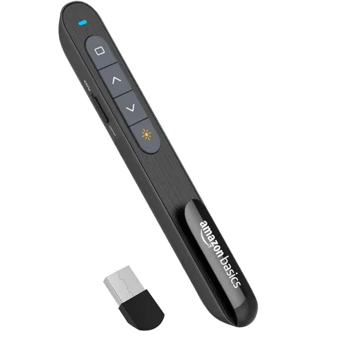Image of Amazon Basics Wireless USB Laser Flip Pen