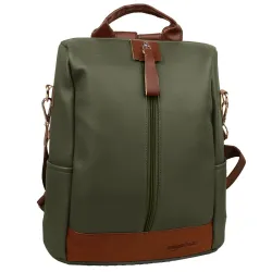 amazon basics Women Convertible PU Leather 2Compartment Backpack 