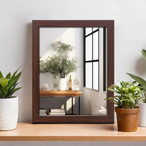 Image of amazon basics Wood Exquisite Wall Mirror