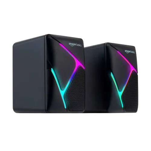 Image of amazon basics 2 X 3W Multimedia PC Gaming Speaker