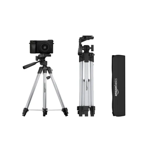 Image of amazon basics 50 Inch Aluminum Universal Smartphone Tripod