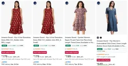 Amazon Brand Myx womens Dresses at minimum 63% Discount