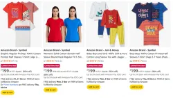 Amazon Brand Clothing @ ₹199