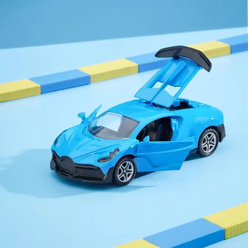 Image of Amazon Brand – Metal Die Cast 1:37 Bug | Blue | Collectible & Durable