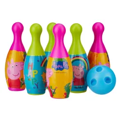 Amazon Brand – Jam and Honey Peppa Bowling Set for Kids