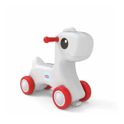 Image of Amazon Brand - Jam & Honey Baby Pony Push Ride-On | for Kids 1-4 Years Old | Non-Toxic | 