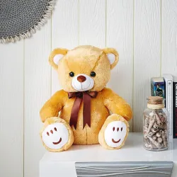 Amazon Brand - Jam & Honey Brown Teddy 33 cm