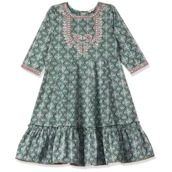 Amazon Brand - Jam & Honey Girls Long Kurti