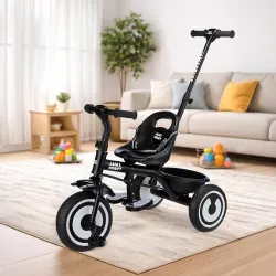 Amazon Brand - Jam & Honey Tricycle for Kids | Seatblet, Parental Handle
