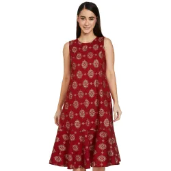 Amazon Brand Myx A-Line Sleeveless Dress for Women