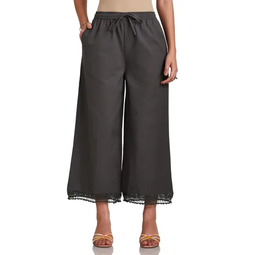 Image of Amazon Brand - Myx Women Relaxed Fit Palazzo (Available in Plus Sizes)